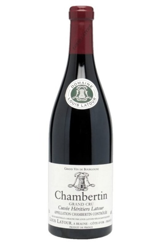 Louis Latour Chambertin Cuvee Heritiers Grand Cru 2016 Front Bottle Shot