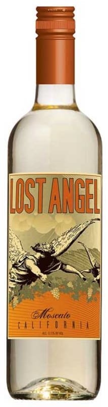 Lost Angel Moscato 2016 Front Bottle Shot