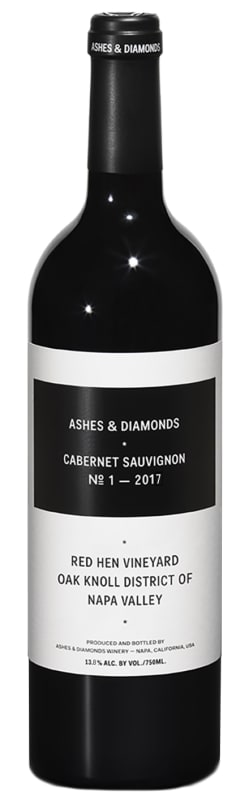 Ashes & Diamonds Red Hen Vineyard Cabernet Sauvignon 2017 Front Bottle Shot