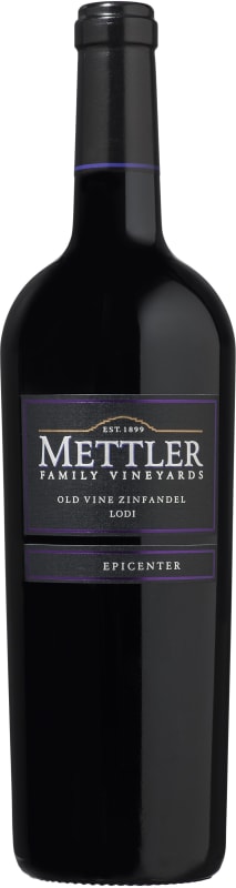 Mettler Family Vineyards Epicenter Old Vine Zinfandel 2020 Front Bottle Shot