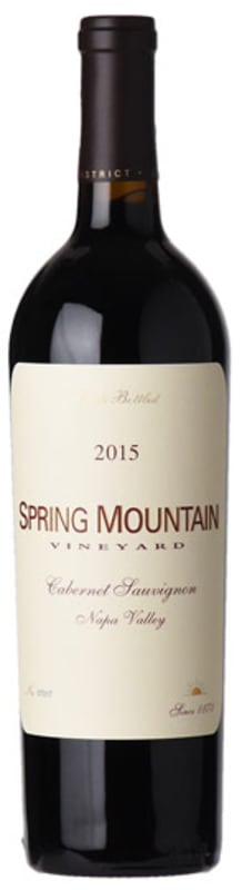 Spring Mountain Vineyard Estate Cabernet Sauvignon 2015 Front Bottle Shot