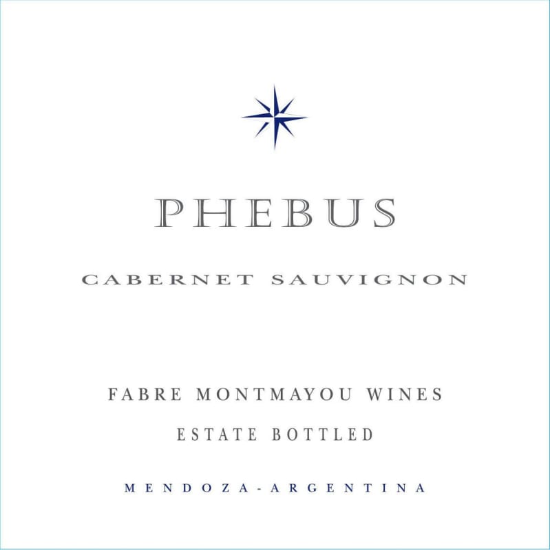 Fabre Montmayou Phebus Cabernet Sauvignon 2015 Front Label