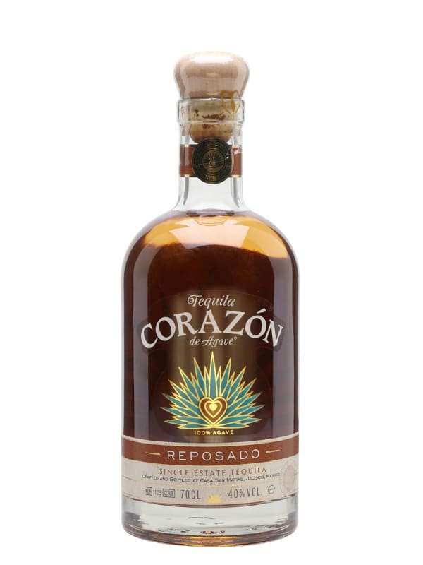 Corazon Single Estate Reposado Tequila Front Bottle Shot