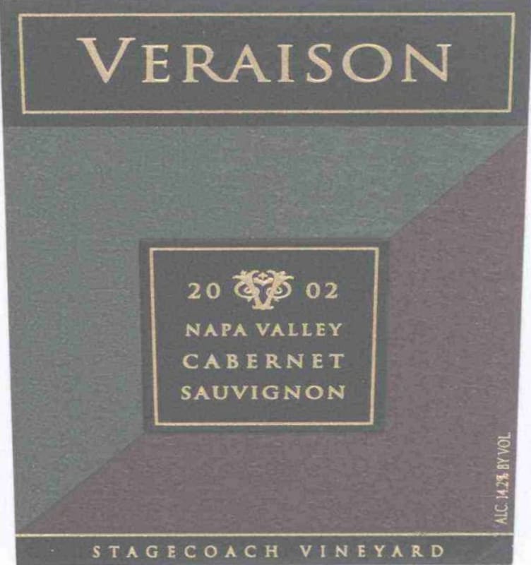 Krupp Brothers Estates Veraison Cabernet Sauvignon 2002 Front Label