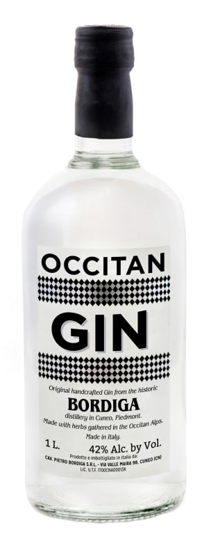 Bordiga Occitan Gin (1 Liter) Front Bottle Shot