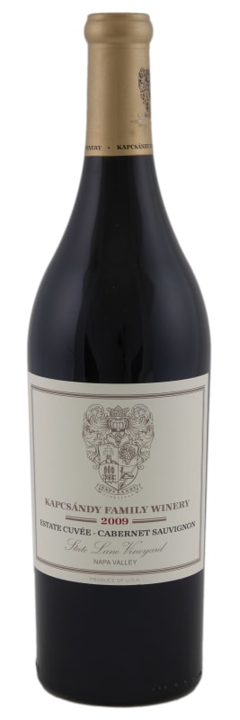 Kapcsandy Family Winery State Lane Vineyard Estate Cuvee 2009 Front Bottle Shot