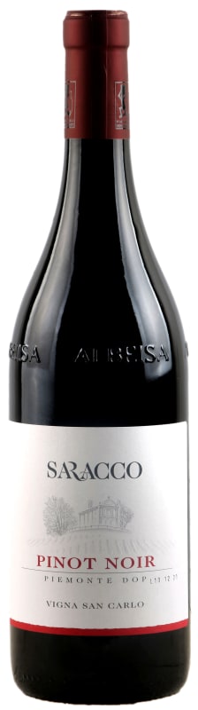 Saracco Pinot Noir 2023 Front Bottle Shot