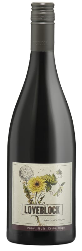 Loveblock Pinot Noir 2020 Front Bottle Shot
