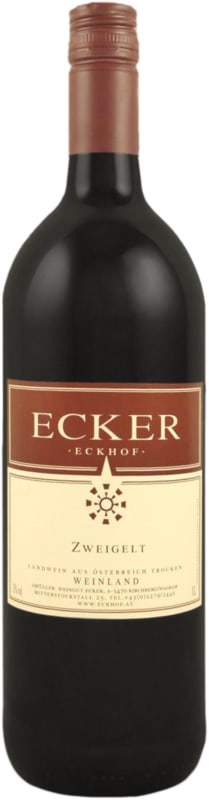 Ecker Zweigelt (1 Liter) 2021 Front Bottle Shot