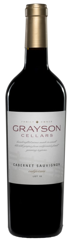 Grayson Cellars Cabernet Sauvignon 2018 Front Bottle Shot