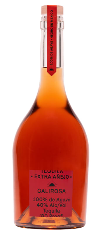 CALIROSA Extra Anejo Tequila Front Bottle Shot