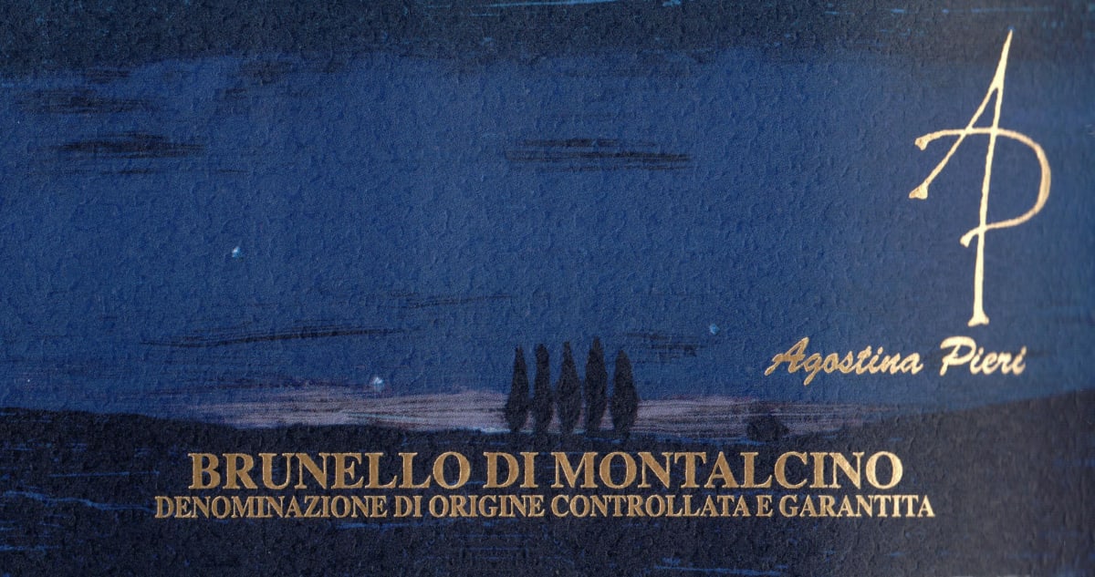 Agostina Pieri Brunello di Montalcino 2016 Front Label