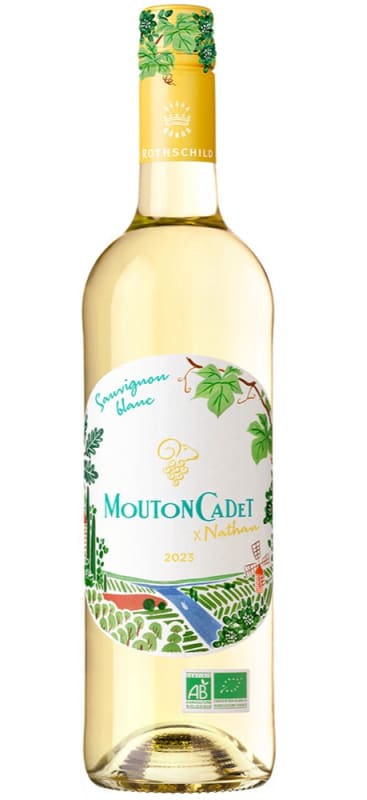Mouton Cadet by Nathan Sauvignon Blanc 2023 Front Bottle Shot