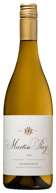 Martin Ray Concrete Dutton Ranch Chardonnay 2020 Front Bottle Shot