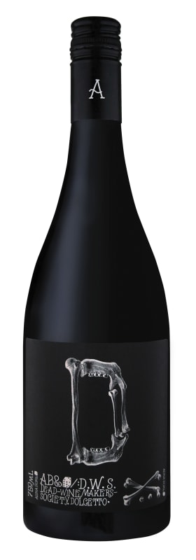 Alpha Box & Dice Dead Winemaker's Society Dolcetto 2016 Front Bottle Shot