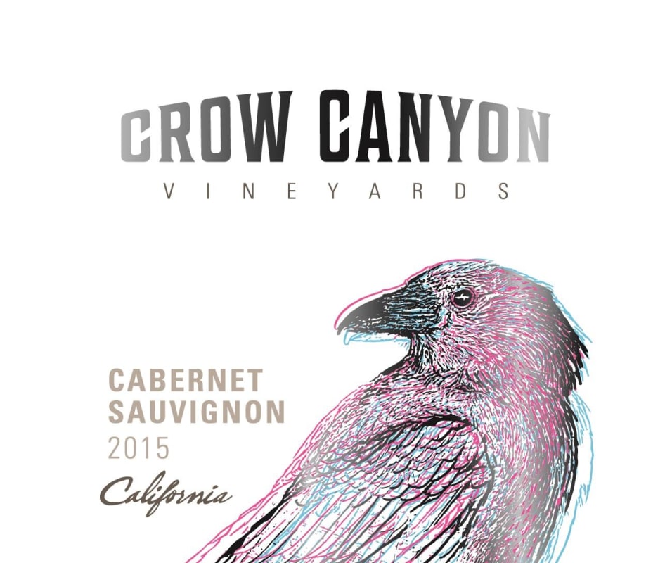 Crow Canyon Vineyards Cabernet Sauvignon 2015 Front Label