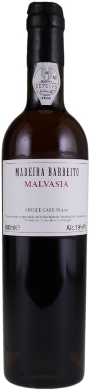 Barbeito Malvasia Single Cask 727 D E (500ML) 2001 Front Bottle Shot