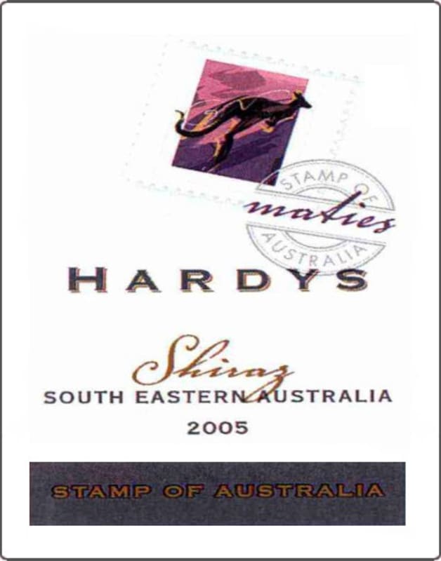 Hardys Stamp of Australia Shiraz 2005 Front Label
