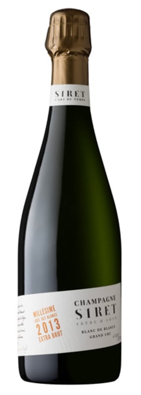 Siret Blanc de Blancs Grand Cru 2013 Front Bottle Shot