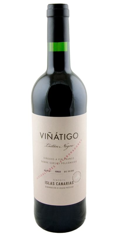 Bodegas Vinatigo Listan Negro 2020 Front Bottle Shot