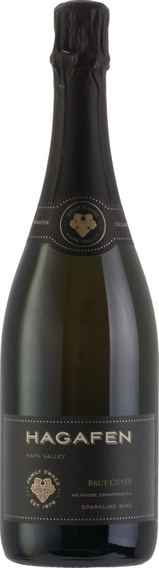 Hagafen Brut Cuvee Late Disgorged (OU Kosher) 2020 Front Bottle Shot