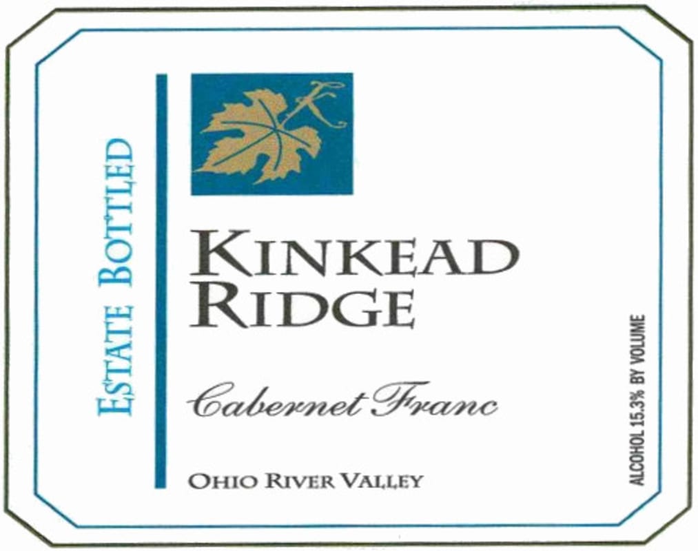 Kinkead Ridge Winery Cabernet Franc 2012 Front Label