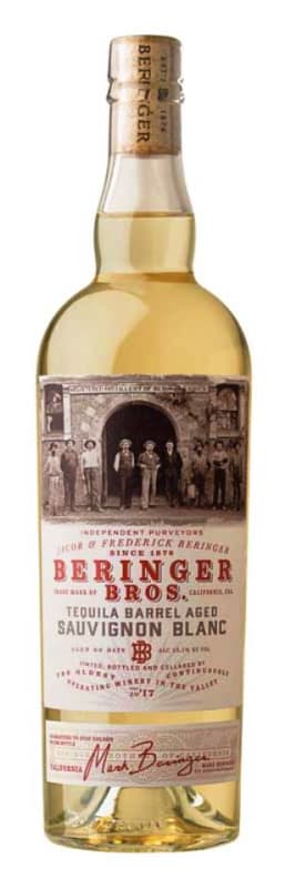 Beringer Bros. Tequila Barrel Aged Sauvignon Blanc 2017 Front Bottle Shot