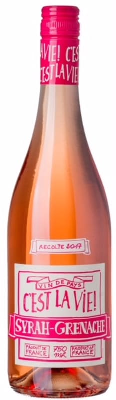 C'est la Vie Rose 2017 Front Bottle Shot