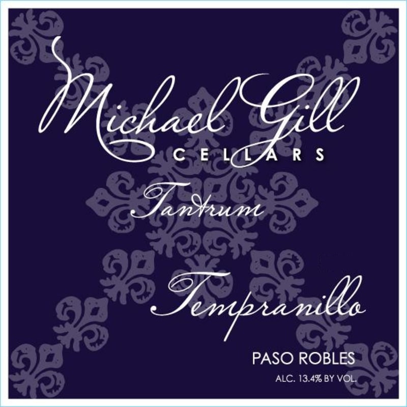 Michael Gill Cellars Tantrum Tempranillo 2013 Front Label