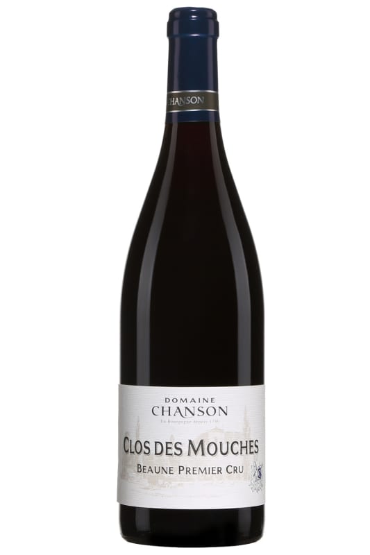 Chanson Pere & Fils Beaune Clos des Mouches Rouge Premier Cru 2018 Front Bottle Shot