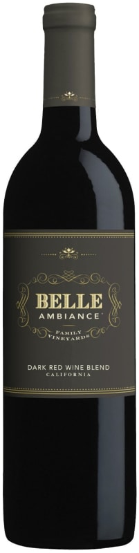 Belle Ambiance Dark Red Blend 2015 Front Bottle Shot