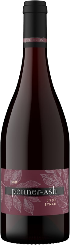 Penner-Ash Oregon Syrah 2018 Front Bottle Shot