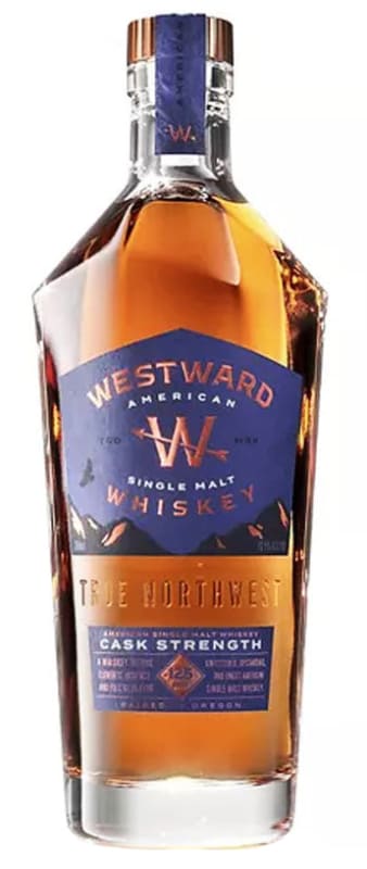 Westward Cask Strength American Single Malt Whiskey 125 Proof Front Bottle Shot