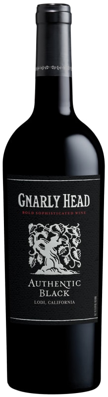 Gnarly Head Authentic Black Red Blend 2015 Front Bottle Shot