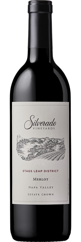 Silverado Mt. George Merlot 2015 Front Bottle Shot