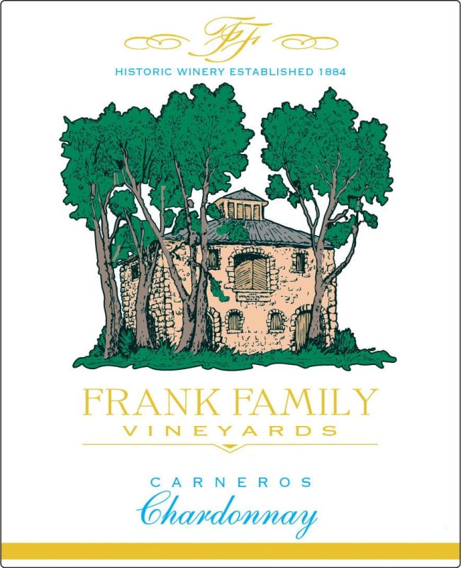 Frank Family Vineyards Chardonnay (375ML half-bottle) 2021 Front Label