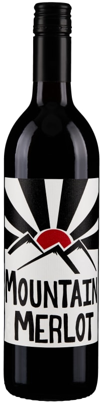 House Wine Mountain Merlot 2015 Front Bottle Shot