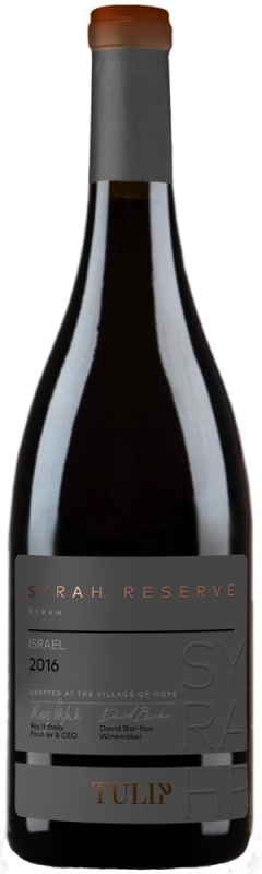 Tulip Reserve Syrah (OK Kosher) 2016 Front Bottle Shot