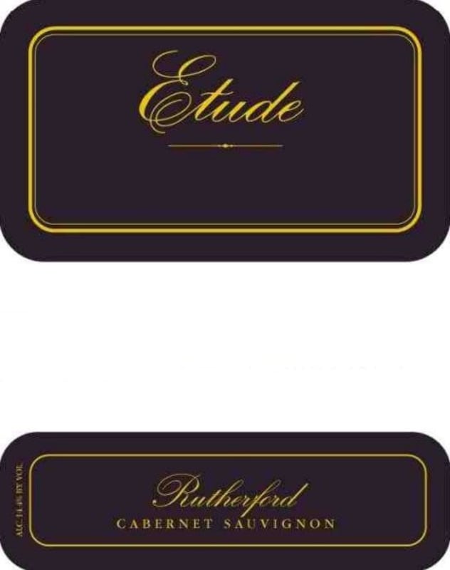 Etude Rutherford Cabernet Sauvignon 2013 Front Label