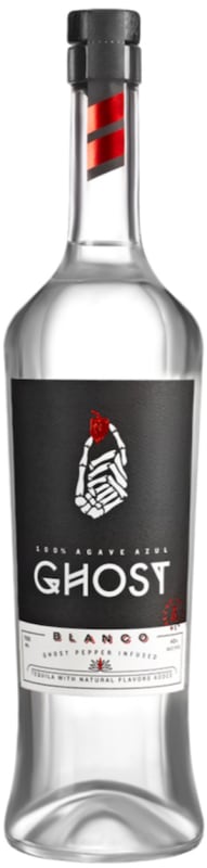 Ghost Tequila Blanco Front Bottle Shot