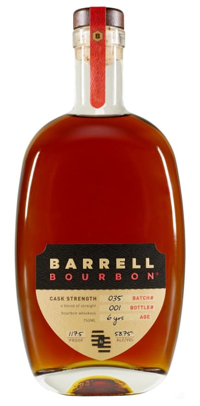 Barrell Batch 35 Bourbon Whiskey Front Bottle Shot