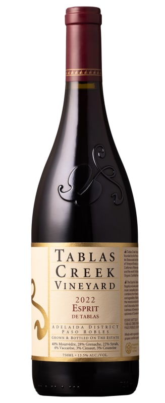 Tablas Creek Esprit de Tablas Rouge 2022 Front Bottle Shot