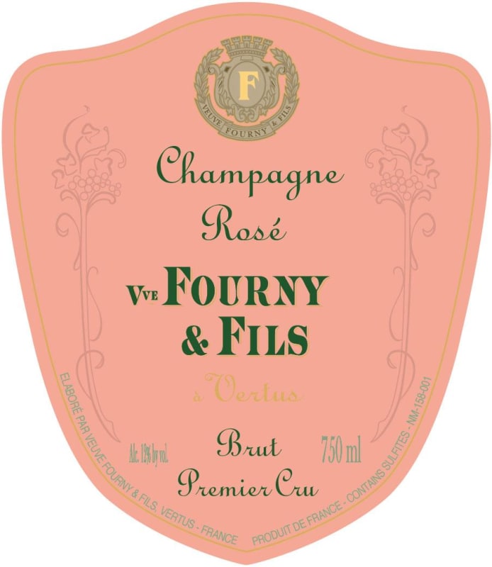 Veuve Fourny et Fils Brut Rose Premier Cru (1.5 Liter Magnum) Front Label