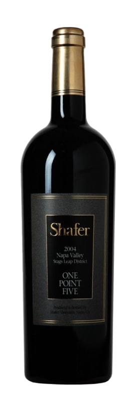 Shafer One Point Five Cabernet Sauvignon 2004 Front Bottle Shot