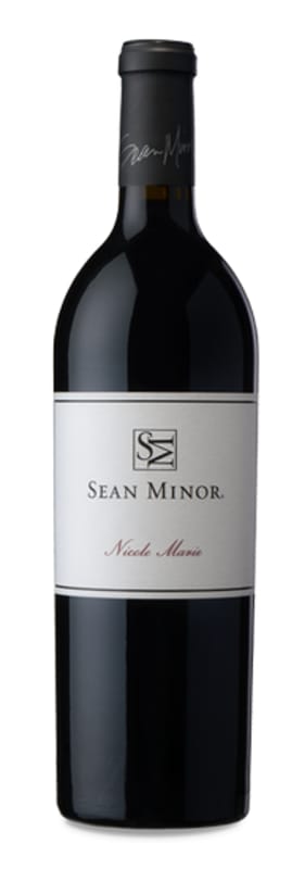 Sean Minor Nicole Marie Red Blend 2017 Front Bottle Shot