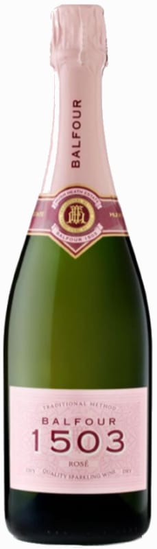 Hush Heath Estate Balfour 1503 Rose Dry Front Bottle Shot