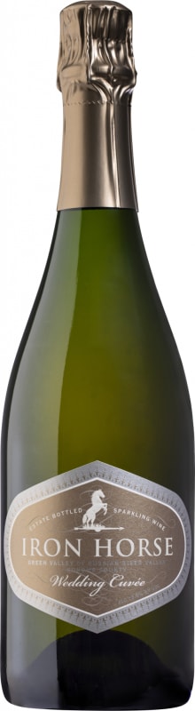 Iron Horse Wedding Cuvee 2017 Front Bottle Shot