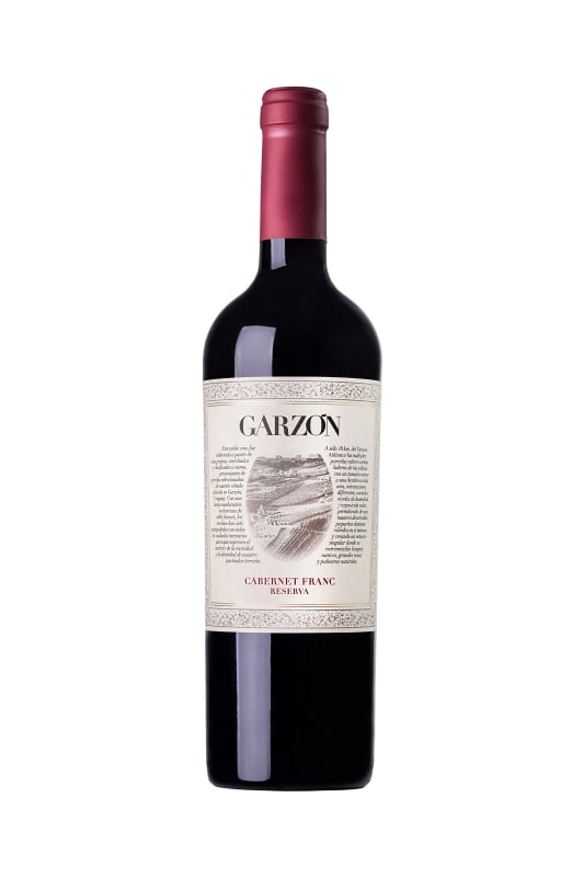 Bodega Garzon Uruguay Reserva Cabernet Franc 2018 Front Bottle Shot