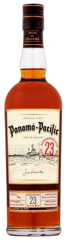 Panama-Pacific 23 Year Aged Rum Front Bottle Shot
