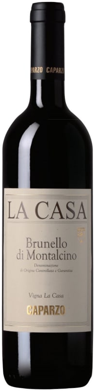 Caparzo Brunello di Montalcino Vigna La Casa 2012 Front Bottle Shot
